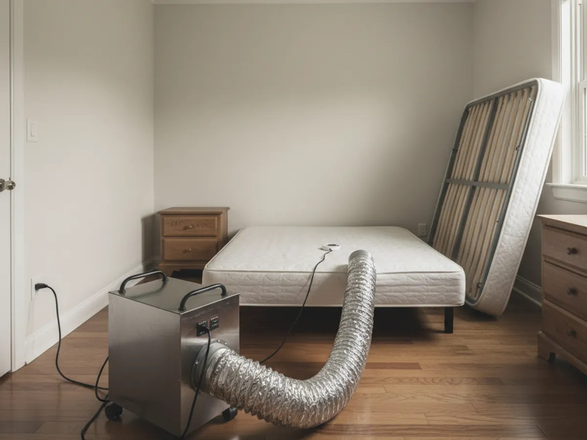 Bed Bugs detail work by a licensed pest control technician in Rainbow, CA
